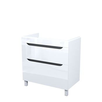 Тумба напольная, 80 см, белый, Ray, IDDIS, RAY80WFi95 подходит умыв. 4078000i28