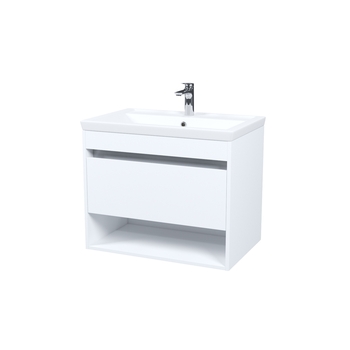 Тумба с умывальником, подвесная, с нишей, 70 см, белый, Zodiac X, IDDIS, ZDX70WNi95K подходит умыв. 4077000i28