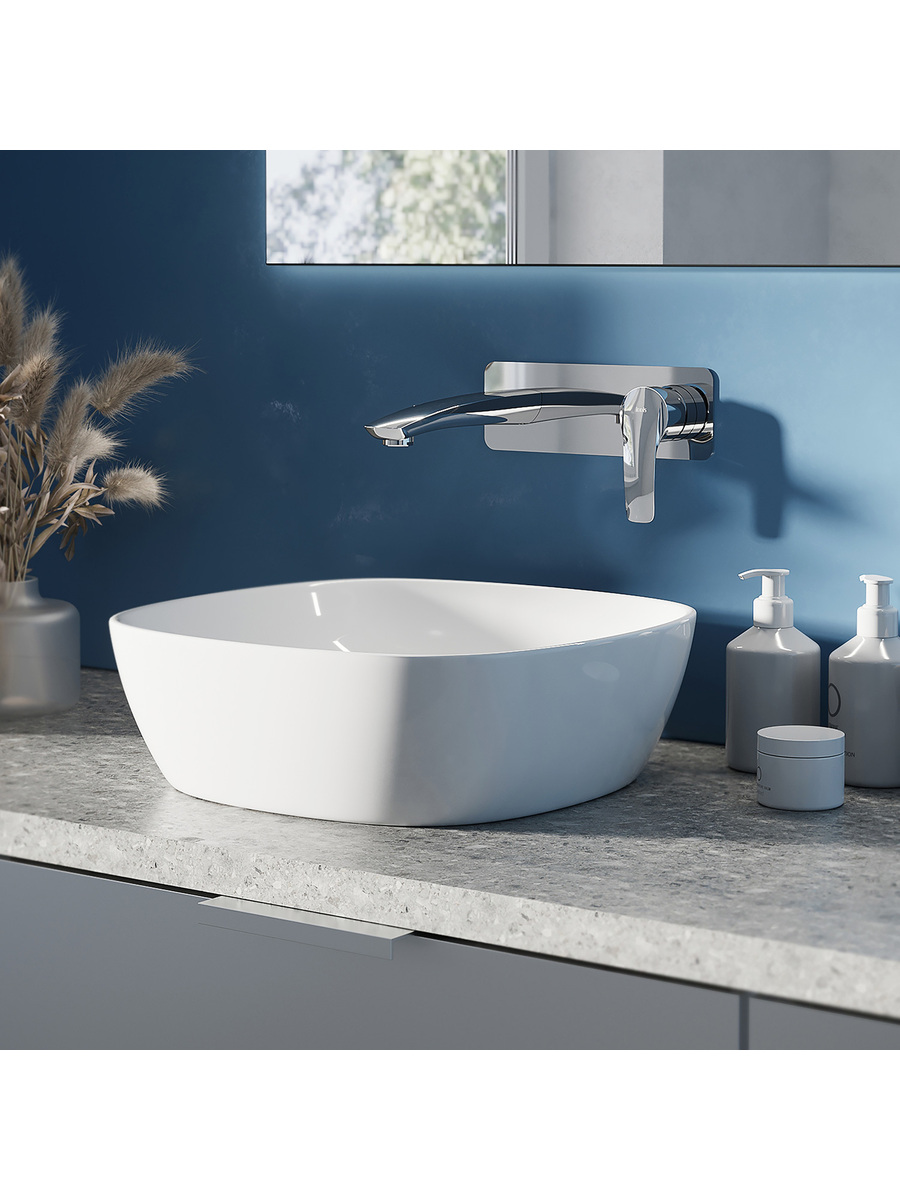 Фото товара на маркетплейсе yandex Встраиваемый смеситель для раковины Ray IDDIS RAYSB00i65 хром