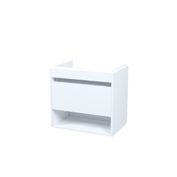 Тумба подвесная, с нишей, 60 см, белый, Zodiac X, IDDIS, ZDX60WNi95 подходит умыв. 4076000i28