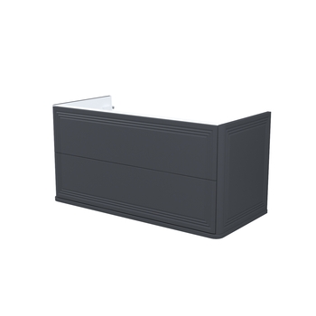 Тумба подвесная, 100 см, темно-серый, Oxford Neo, IDDIS, OXN10D0i95 подходит умыв. 0101000i28