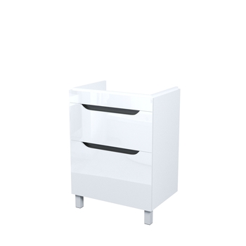 Тумба напольная, 60 см, белый, Ray, IDDIS, RAY60WFi95 подходит умыв. 4076000i28